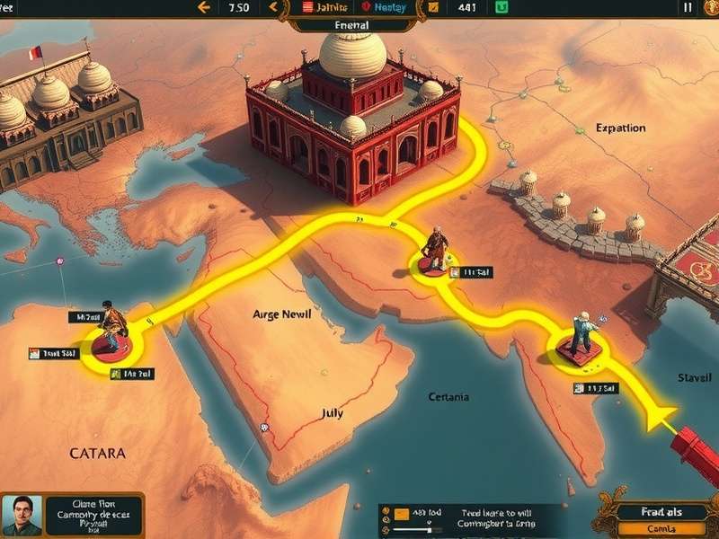 Jahangir S Era strategy map showing empire expansion